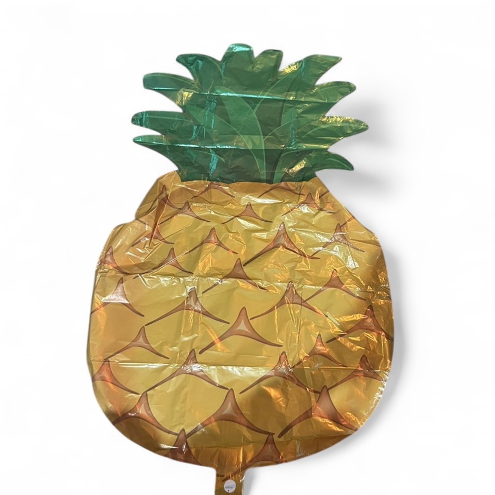 Pineapple Foil Balloon - Green and Gold